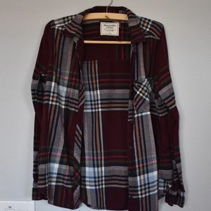 Abercrombie and Fitch Red Flannel